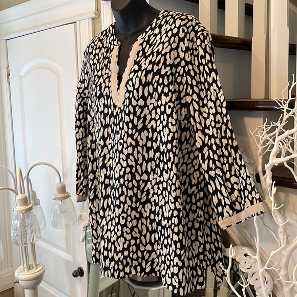 Jones New York Sport 100% Linen Tunic - Picture 4 of 9